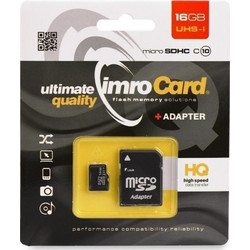 Imro microSDHC 16GB Class 10 UHS-I + Adapter