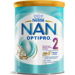 Nestle Nan 2 Optipro Βρεφικό Γάλα Σκόνη 6m+ 800gr