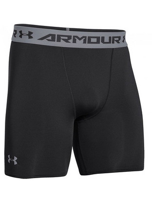 Under Armour Heatgear Compression Ανδρικό Κολάν Σορτς Μαύρο 1257470-001