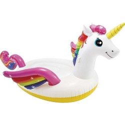 Intex Mega Unicorn Island Φουσκωτό Ride On Θαλάσσης 287cm 57281