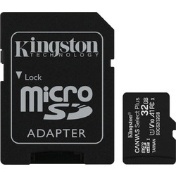 Kingston Canvas Select microSDHC 32GB Class 10 U1 V10 UHS-I A1 + Adapter