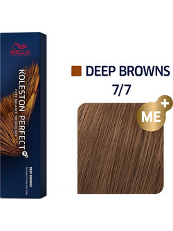Wella Koleston Perfect Me+ Deep Browns 7/7 Ξανθό Καφέ Μόνιμη Βαφή Μαλλιών 60ml