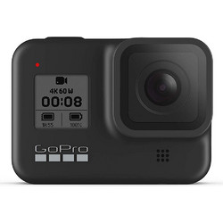 GoPro Hero8 Action Camera 4K Ultra HD Υποβρύχια με Οθόνη 2" Μαύρη