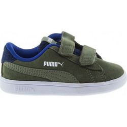 Puma Smash V2 Παιδικά Sneakers Χακί 369147-02