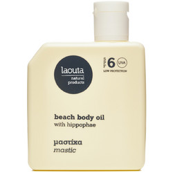 Laouta Bronze Mastic Beach Λάδι Μαυρίσματος Σώματος SPF6 100ml