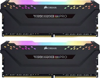 Corsair Vengeance RGB Pro 32GB (2X16GB) DDR4 RAM 3600MHz C18 Black