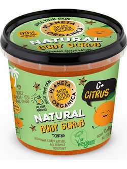 Natura Siberica Planeta Organica C+ Citrus Natural Scrub Σώματος 360ml