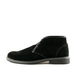 Damiani 551 Μαύρο Ανδρικά Μποτάκια Suede