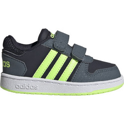 Adidas Hoops 2.0 Παιδικά Sneakers Ανθρακί FW5241