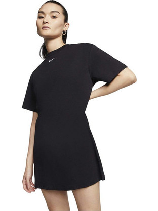 Nike Sportswear Essential Mini Καλοκαιρινό Αθλητικό Φόρεμα Μαύρο CJ2242-010