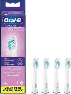 Oral-B Pulsonic Sensitive Ανταλλακτικές Κεφαλές 4τμχ
