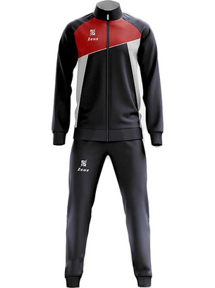 Zeus Tuta Deka Black-Red-White