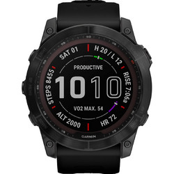 Garmin Fenix 7X Sapphire Solar Titanium Black DLC / Black