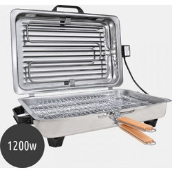Roller 20107 Ηλεκτρική Ψησταριά Σχάρας 1200W με Καπάκι 38x24.5cm