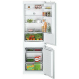 Bosch KIN86VFE0 Εντοιχιζόμενος Ψυγειοκαταψύκτης 260lt No Frost Υ177.2xΠ54.1xΒ54.8cm Λευκός