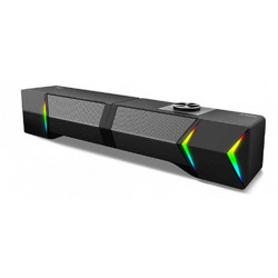 Armaggeddon X-BAR 2 Ασύρματα Ηχεία Υπολογιστή 2.0 6W με Bluetooth & RGB Φωτισμό Black