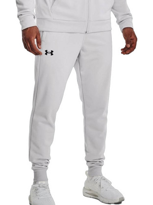 Under Armour Ανδρικό Παντελόνι Φόρμας Fleece με Λάστιχο Γκρι 1373362-014