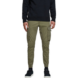 Jack & Jones Ανδρικό Παντελόνι Cargo Joggers Slim Εφαρμογή Χακί 12141844