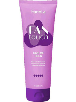 Fanola Fan Touch Give Me Hold Extra Strong Fluid Gel Μαλλιών Πολύ Δυνατό Κράτημα 250ml