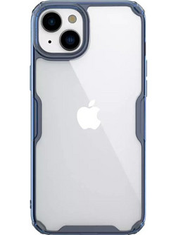 Nillkin Nature Pro Back Cover Transparent / Blue (iPhone 15)