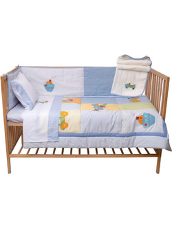 Viopros 4551 Σετ Κούνιας Blue 6τμχ