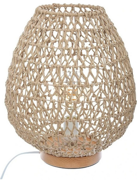 Atmosphera Etel Πορτατίφ Ε27 Μπεζ Καφέ Φ35.5xΥ30cm