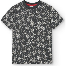 Boboli Παιδικό T-Shirt Κοντομάνικο Ανθρακί 518116-9426