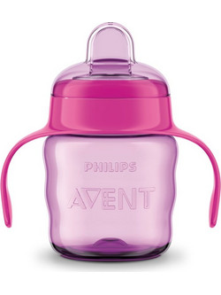 Philips Avent Classic Εκπαιδευτικό Ποτηράκι με Λαβές Girl 200ml