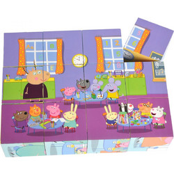 Παιδικό Puzzle Eichhorn Κύβοι Peppa Pig 12 Κομμάτια