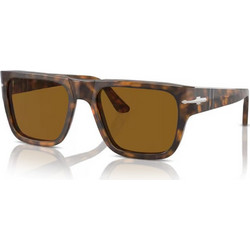 Persol PO3348S 121033 Ανδρικά Γυαλιά Ηλίου Τετράγωνα Κοκάλινα Καφέ με Καφέ Polarized Φακό