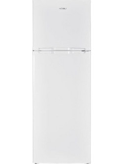 Nobu NB172W Δίπορτο Ψυγείο 229lt Υ172xΠ60.5xΒ60cm Λευκό
