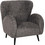 HomeMarkt Μπερζέρα Γκρι Kryly HM9593.01