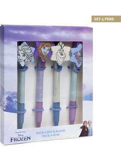 Cerda Frozen Σετ Στυλό Διαρκείας 0.7mm Μπλε 4τμχ
