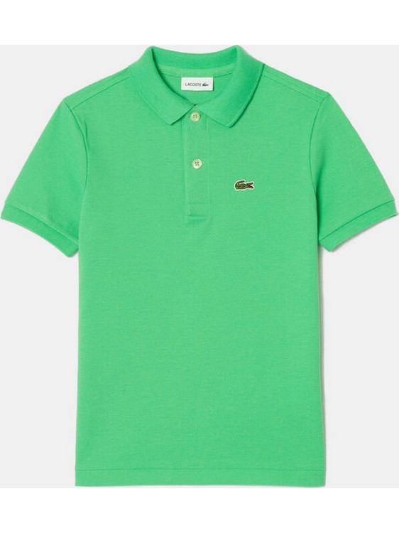 Lacoste Παιδικό Polo Κοντομάνικο Πράσινο 3PJ2909-UYX