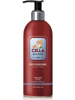 Cella Milano Extra Pro Riserva Fresco Pre Pre-Shave Gel Ξυρίσματος 500ml