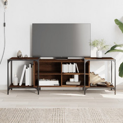 vidaXL Έπιπλο Τηλεόρασης Ξύλινο Καφέ Μ153xΠ37xΥ50cm 837606