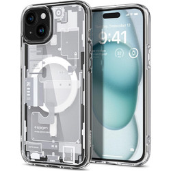 Spigen Ultra Hybrid MagSafe Back Cover Zero One White (iPhone 15)