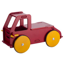 Moover Ξύλινο Φορτηγό Solid Red