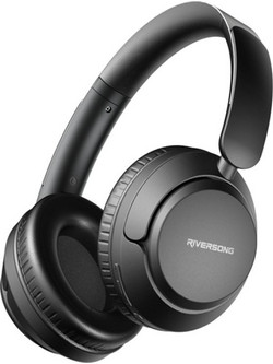 Riversong Rhythm M6 Ασύρματα Bluetooth Ακουστικά Over Ear Μαύρα