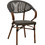 Pakoworld Isaia Καρέκλα Κήπου Bamboo Μαύρη 289-000002