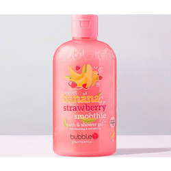 Bubble T Banana & Strawberry Smoothie Αφρόλουτρο σε Gel 500ml