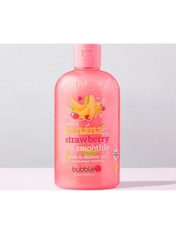 Bubble T Banana & Strawberry Smoothie Αφρόλουτρο σε Gel 500ml