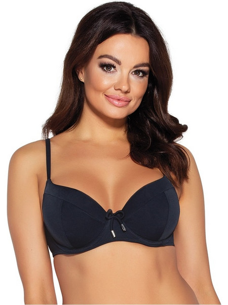 Ava Bikini Top με Ενίσχυση Μαύρο SK13
