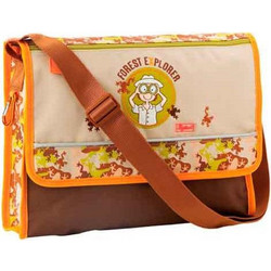 Sigikid Forest Explorer Σχολική Τσάντα Ώμου Νηπιαγωγείου Καφέ Πορτοκαλί 23679