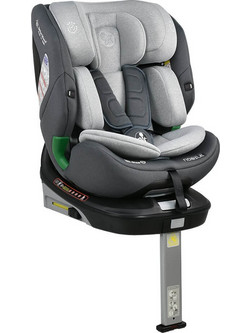 Bebe Stars Nobile Κάθισμα Αυτοκινήτου i-Size 0-36kg ISOfix Grey Ice