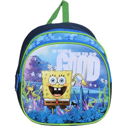 SunCe Spongebob Σχολική Τσάντα Πλάτης Νηπιαγωγείου Μπλε SGM-4803