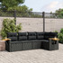vidaXL Σετ Σαλόνι Κήπου Rattan 5τμχ Γκρι 3226783