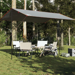 vidaXL Σκίαστρο Παραλίας Γκρι 400x294cm 94666
