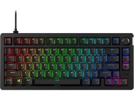 HyperX Alloy Rise Μηχανικό Gaming Πληκτρολόγιο TenKeyLess με HyperX Red Διακόπτες RGB Black