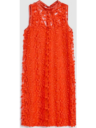Penny Black Mini Καλοκαιρινό Φόρεμα Floral για Γάμο / Βάπτιση Πορτοκαλί 2411621022200